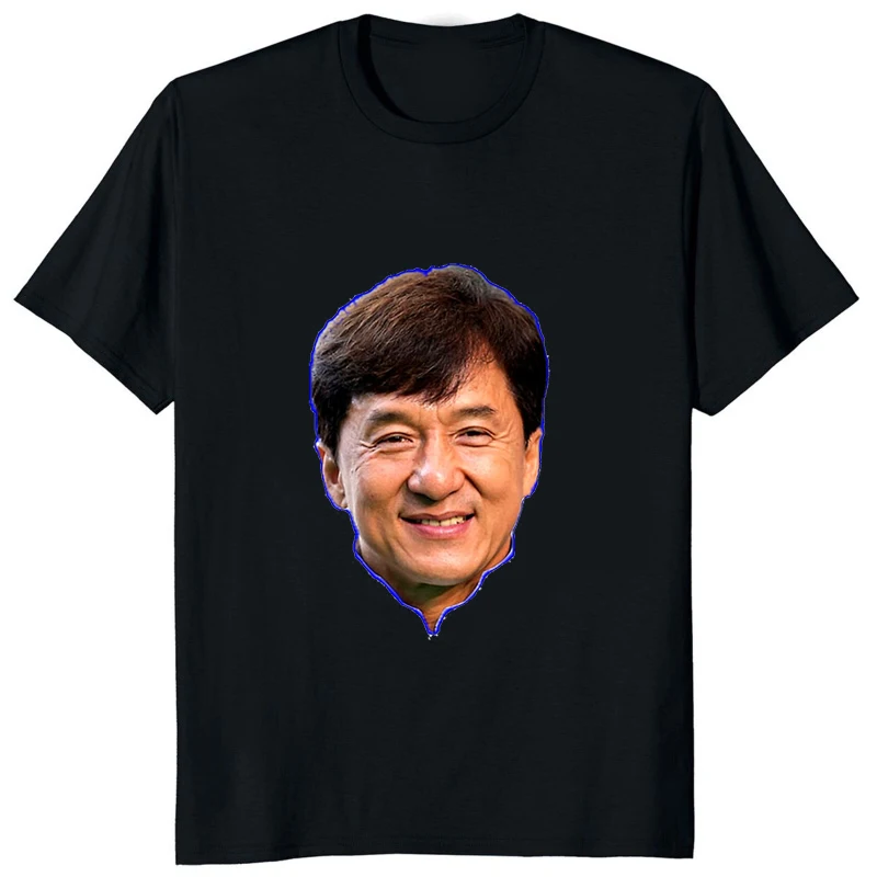 Drunken Master Jackie Chan Kungfu Movie TShirt World Superstar Graphic Printed T-shirt Streetwear Casual Loose Man Clothing