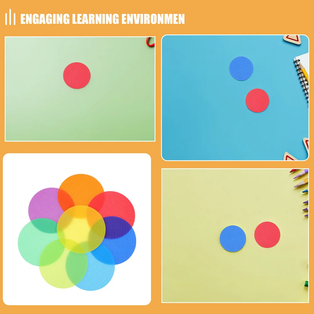 36Pcs Classroom Carpet Dots 8Cm Vibrant Floor Markers for Kids Learning Centers Reusable Spot Circles for Preschool Hand-Eye