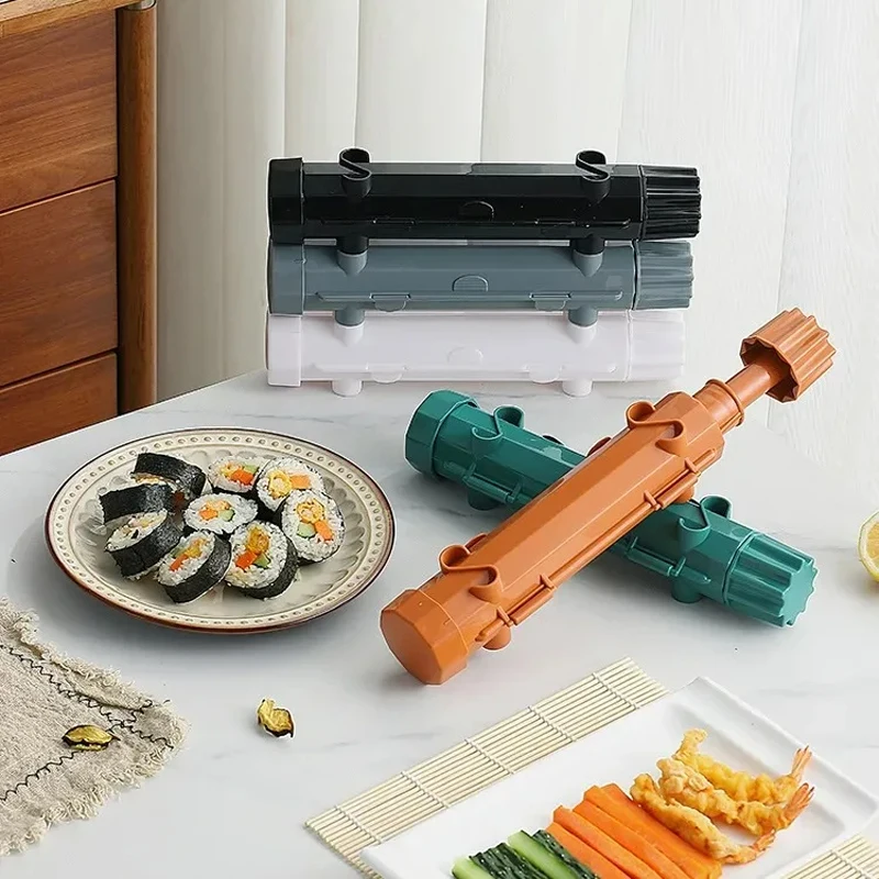 Kitchen Accessories Sushi Tools Vegetable Meat Roll Making Tools Shou Driver Drum Rice Mold