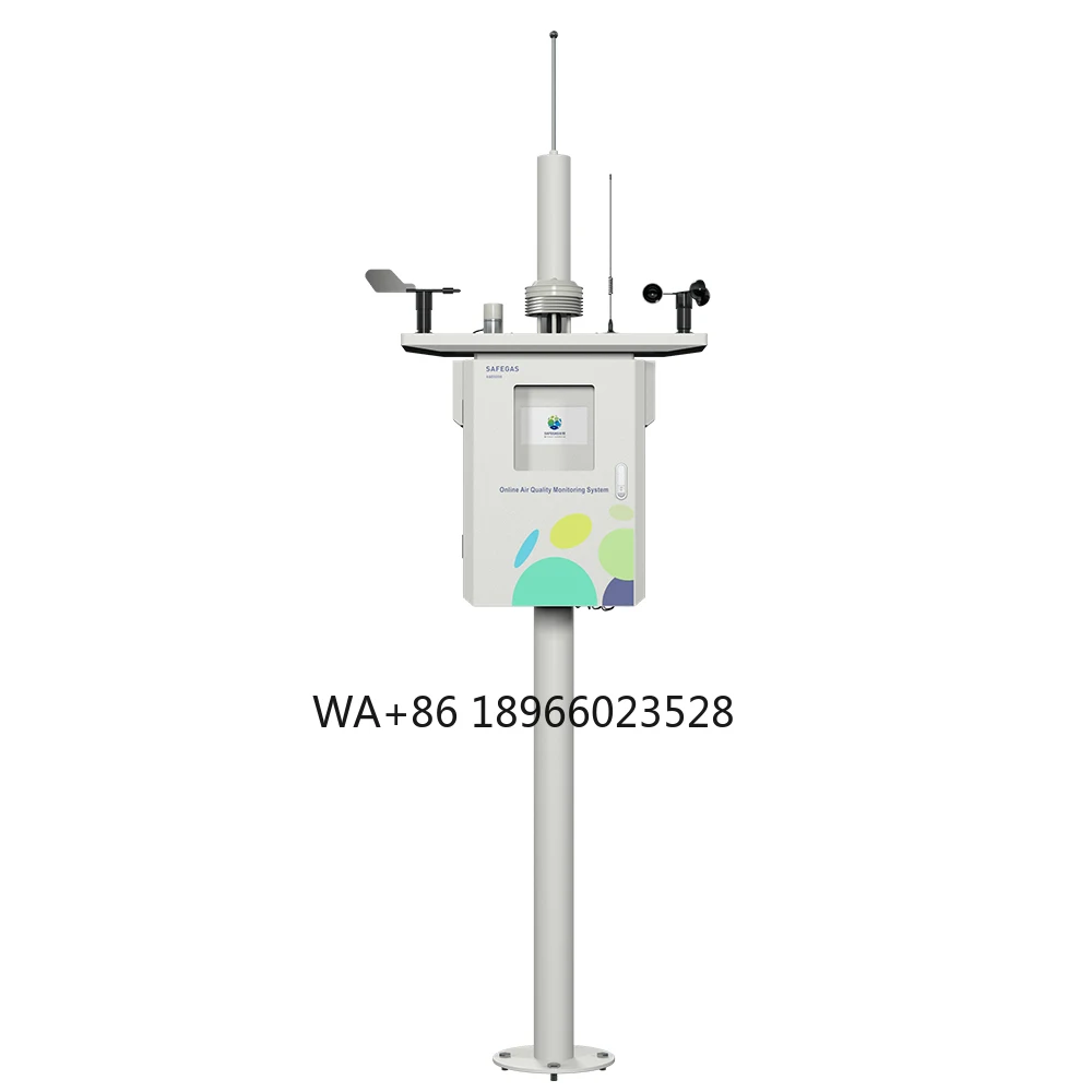 SAFEGAS AQD5000 Ambient Air Quality Monitoring System Detect Gas Concentration high resolution Industrial Outdoor use