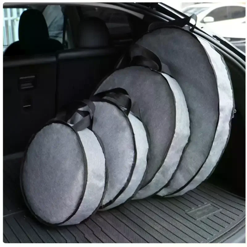 Round Barbecue Stove Storage Bag Portable Heavy Duty Carry Tote Dustproof for Outdoor Camping Picnic Hiking Trips