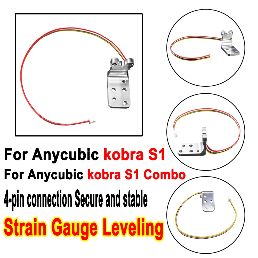 

Strain Gauge Leveling For Anycubic Kobra S1/S1 Combo Print Head Strain Gauge Replacement for S1 Combo 3D Printer Parts