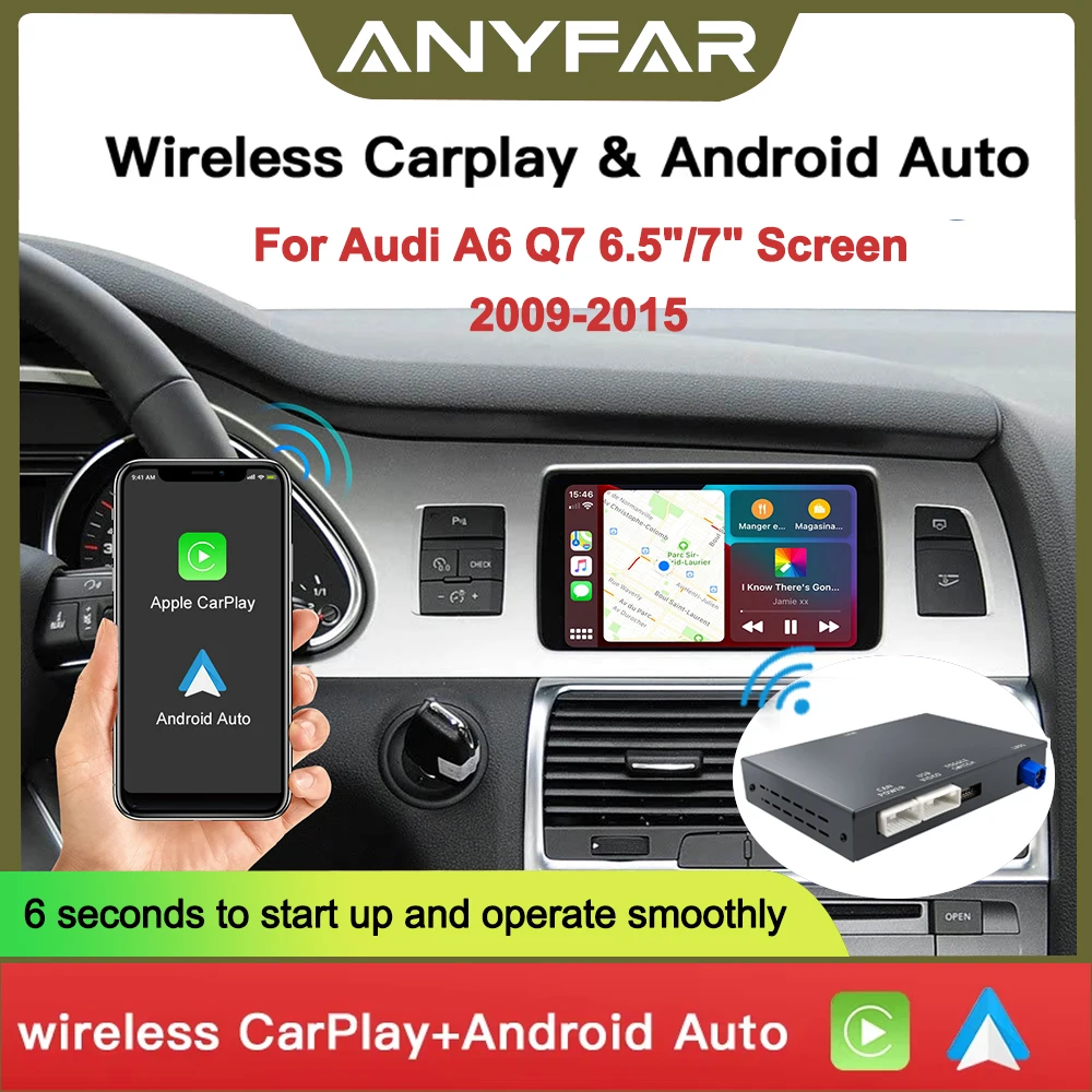 OEM Screen Upgrade Decoder Box for Audi A6,Q7 2009-2015, 6.5