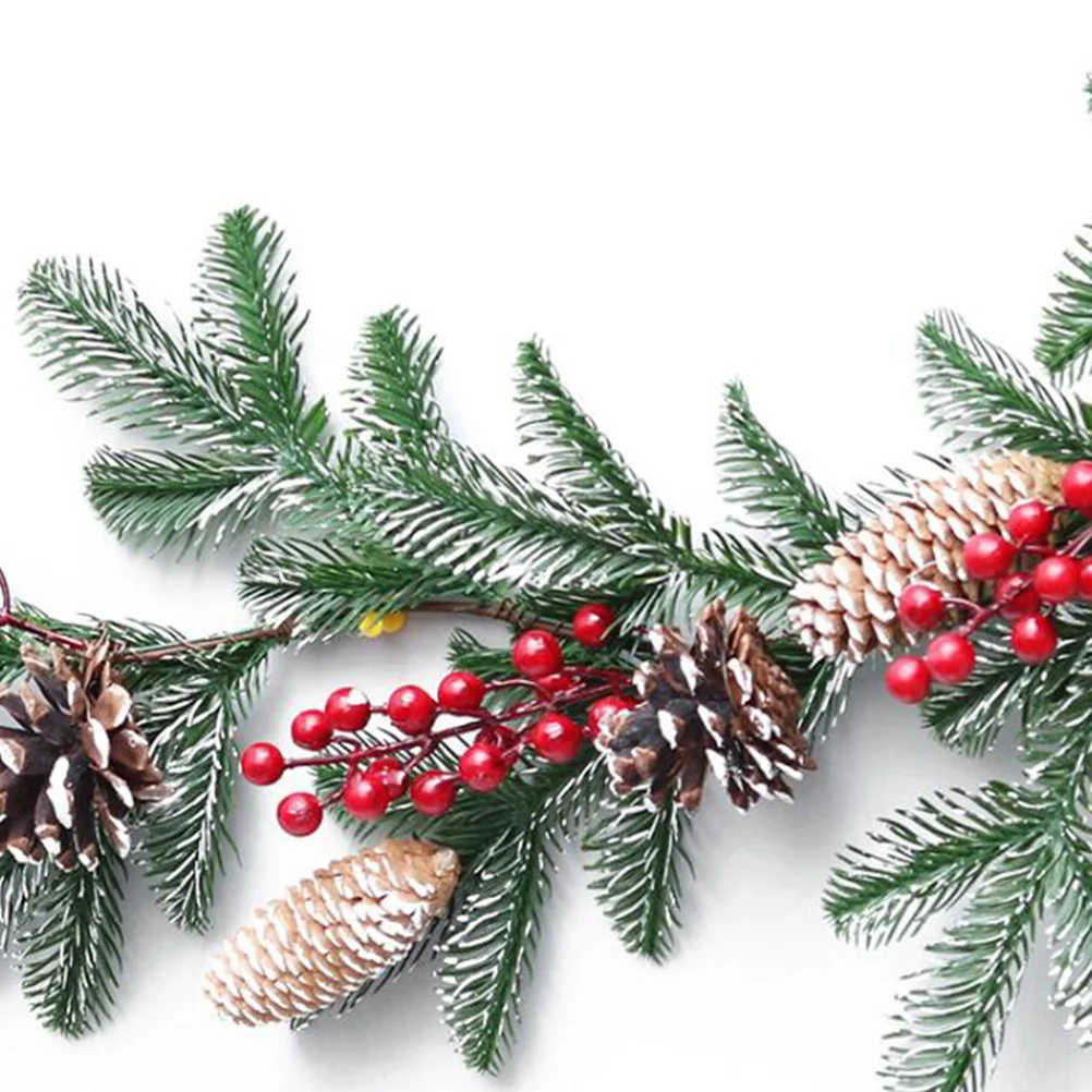 

Christmas Rattan Decoration 70cm Delicate Xmas Garland Hanging Pendant Door Wall Window Wedding Decor Rattan Decoration