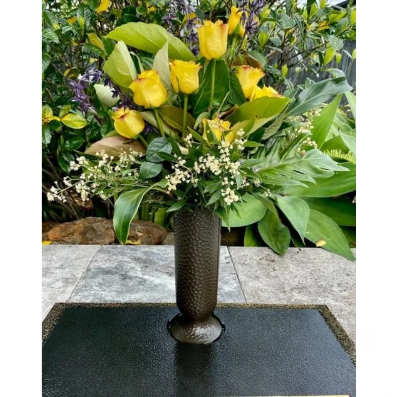 Cemetery Flower Vase Replacement, Ionic Vase 10.25