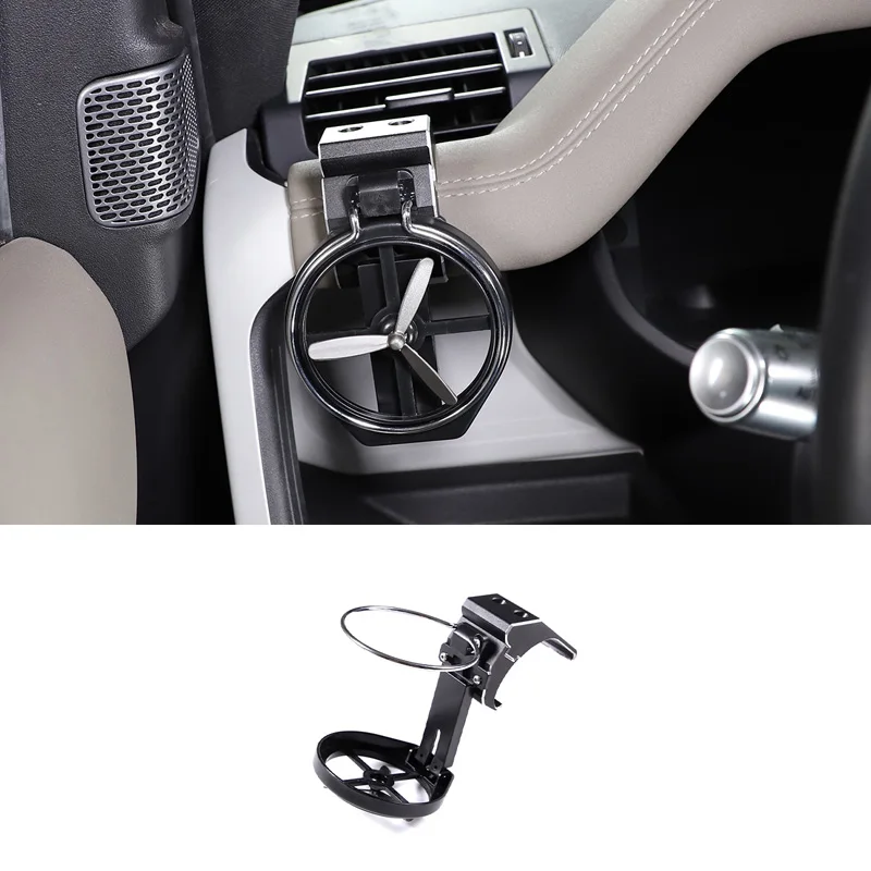 

For 2020-2023 Land Rover Defender 90 110 ABS + aluminum alloy car dashboard side water cup holder car modification accessories