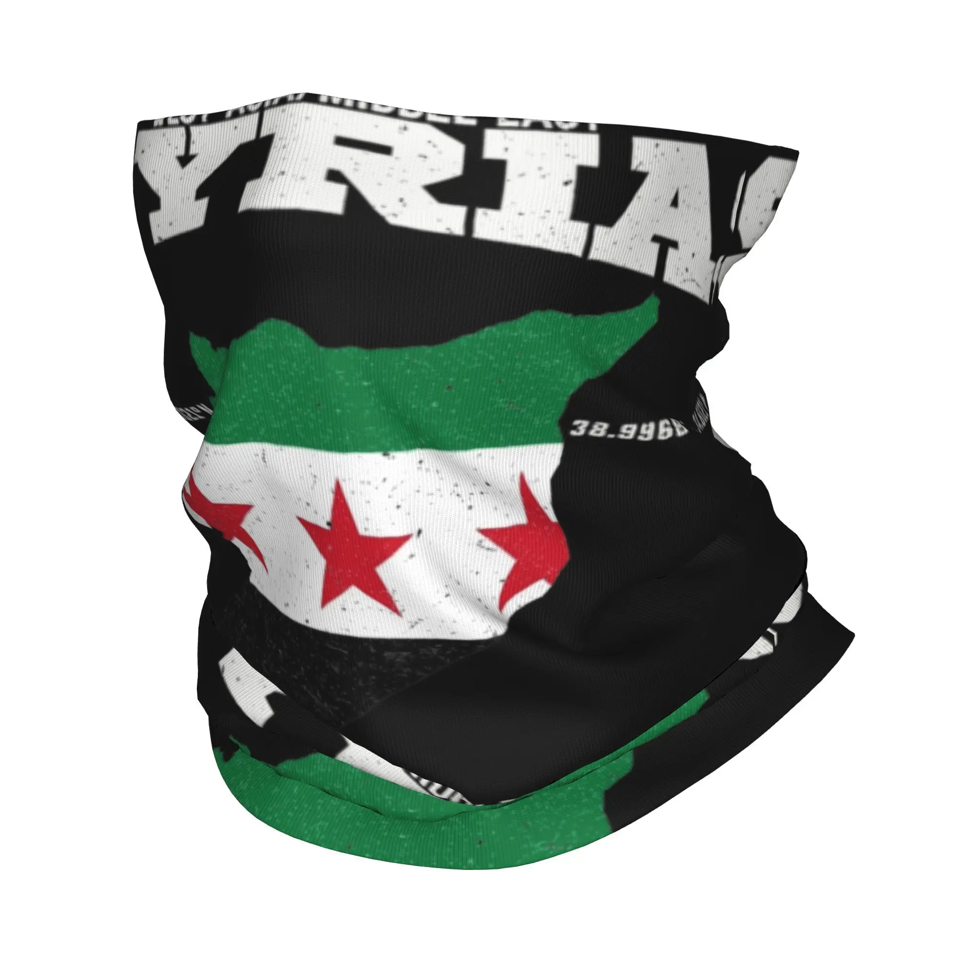 

Republic Syria Arabic Balaclava Syrian Arab Cycling Mask Protection Soft Motorcycle Face Masks Autumn y2k Funny Scarf Bandana