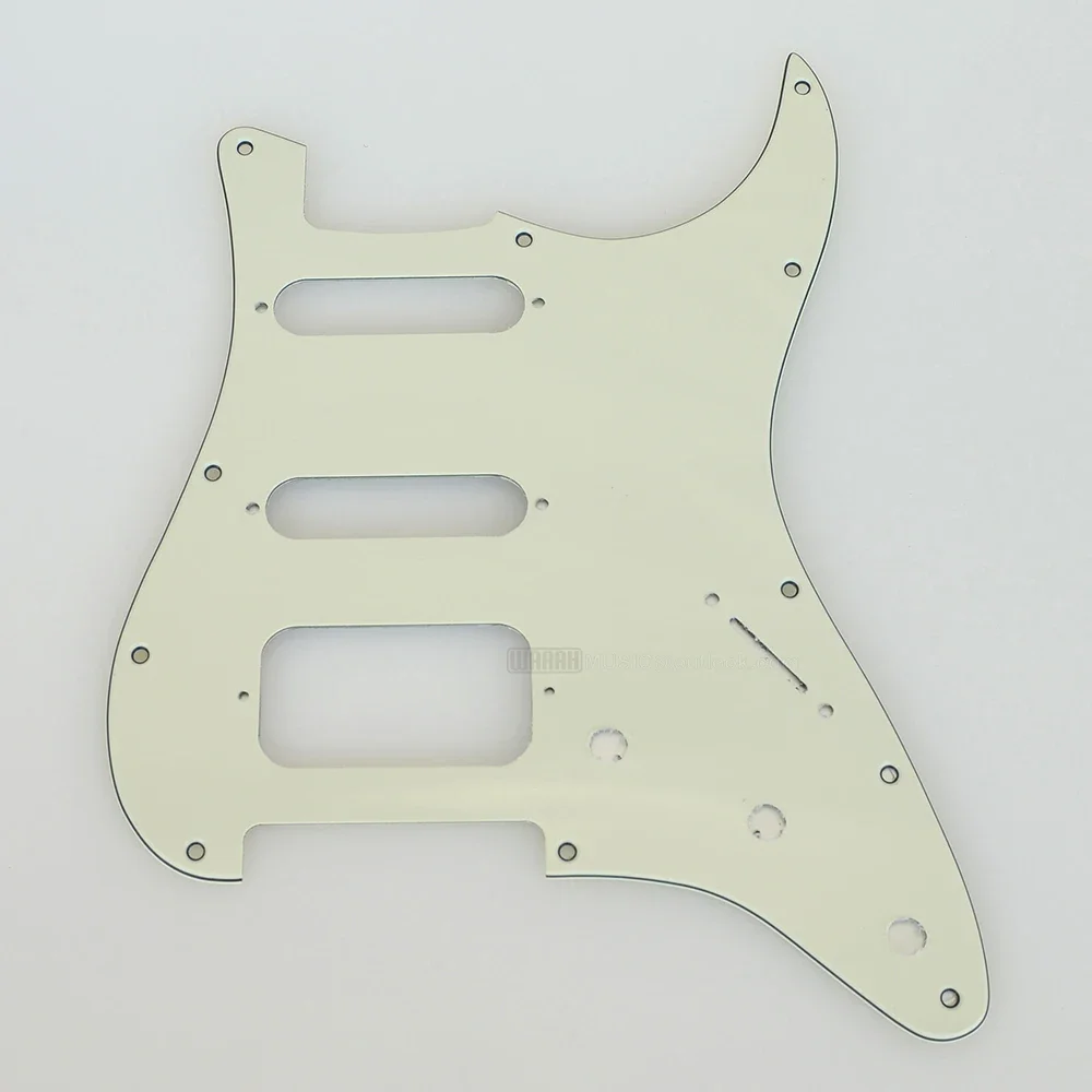HSS 11 отверстия гитара ST Pickguard для Fende США/Мексиканская 3-слойная для электрогитары