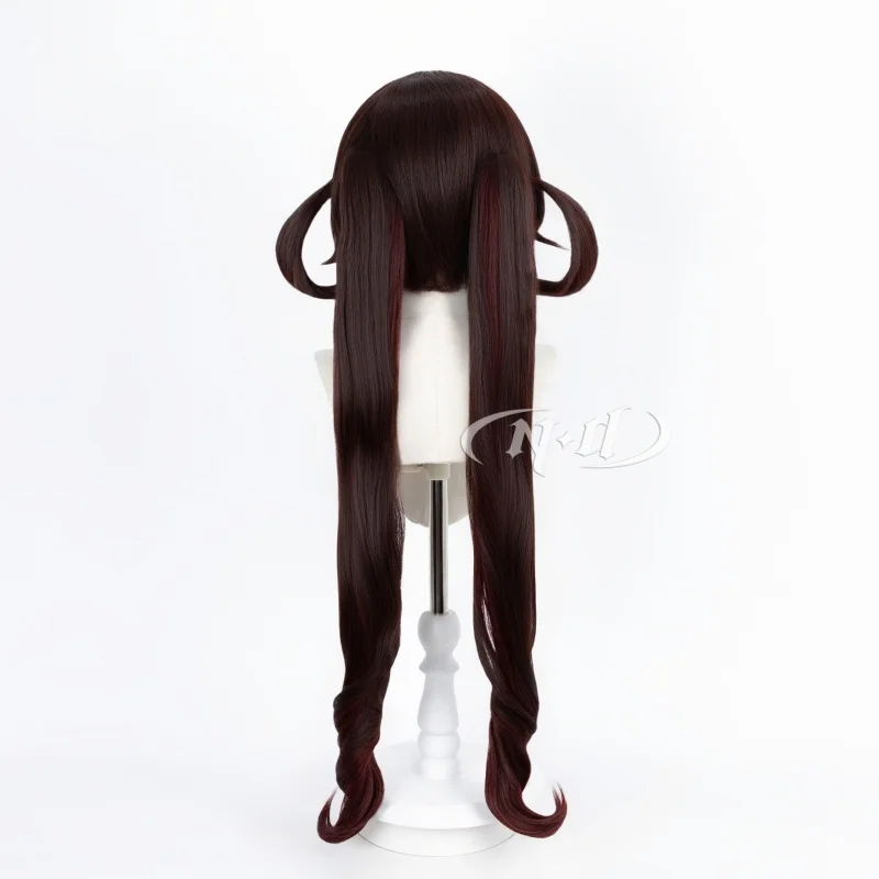 Парики для косплея ND Hu Tao Genshin Impact Cherries Snow-Laden Cos, парики для волос Comic Con Coser, костюм для тематической вечеринки, термостойкие