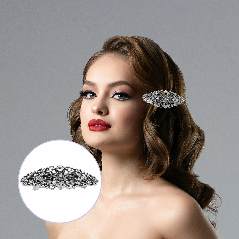 

3 Pcs Sparkling Hair Spring Barrettes Accessories Headgear Decorative Ornaments