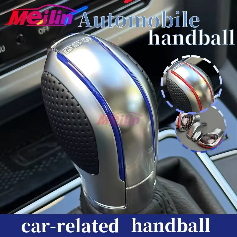Coque de levier de vitesse DSG en cuir suédé avec emblème DSG pour VW Golf 6 Golf 7 R GTI Passat B7 B8 CC R20 Jetta MK6 GLI