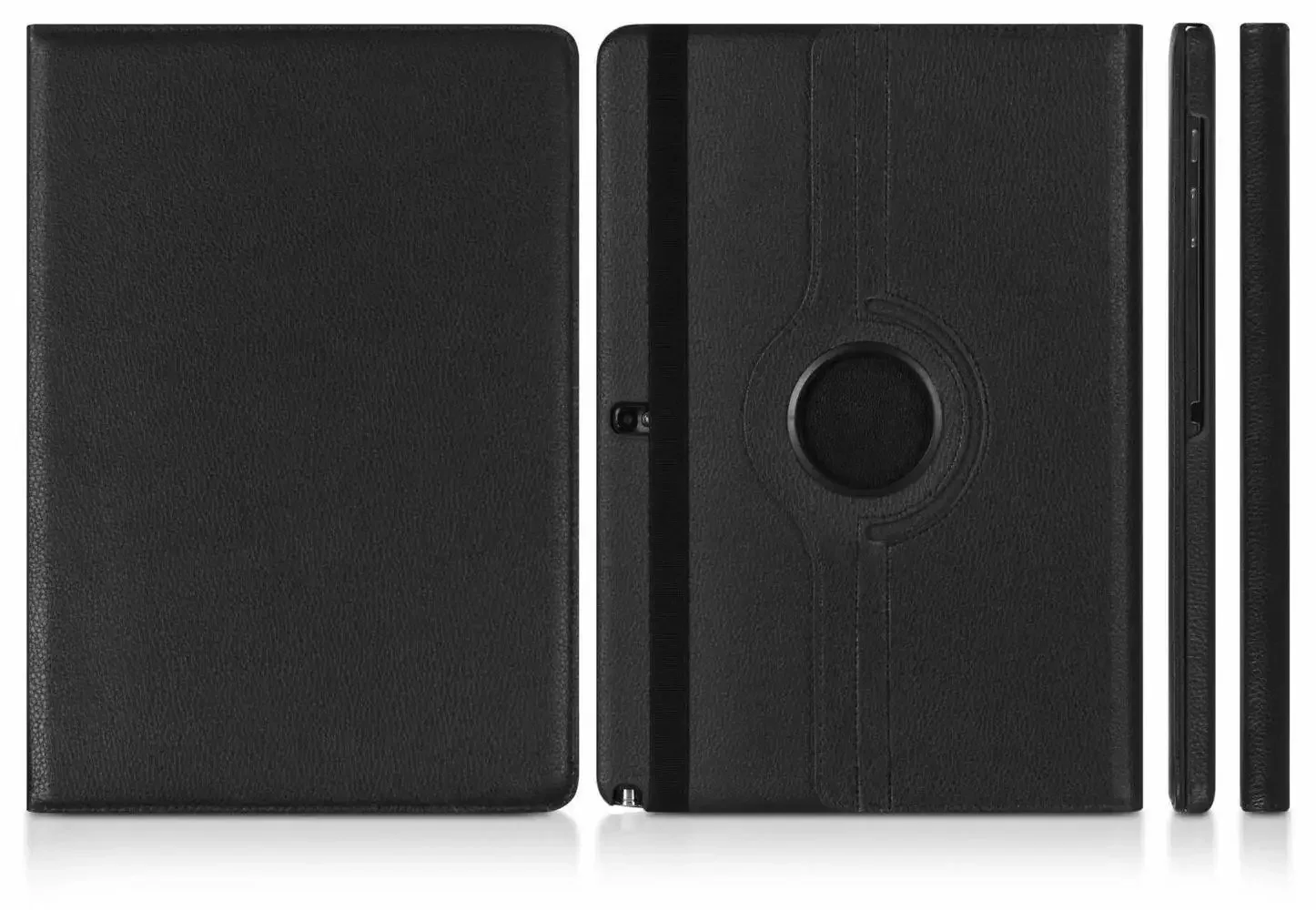 360 Degree Rotating Stand PU Leather Case Cover For Samsung Galaxy Tab Note Pro 12.2 P900 P901 P905 Tablet Case Tempered Glass