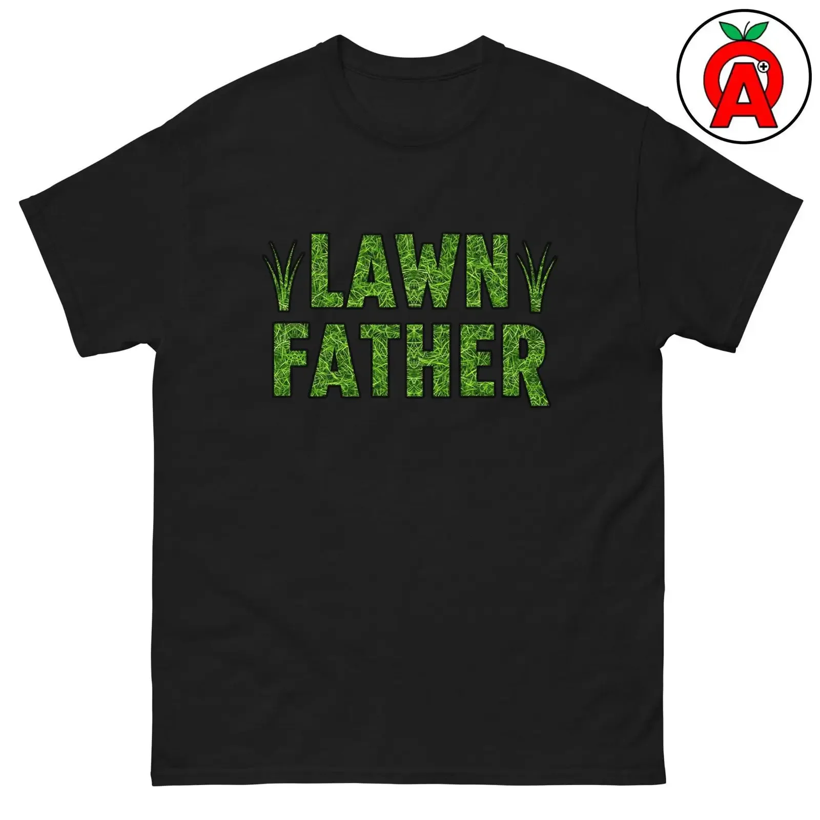 Lawn Father T Shirt Funny Grass Mowing Landscaping Dad  Cotton Top vintage Washed Versatile Casual designer clothes