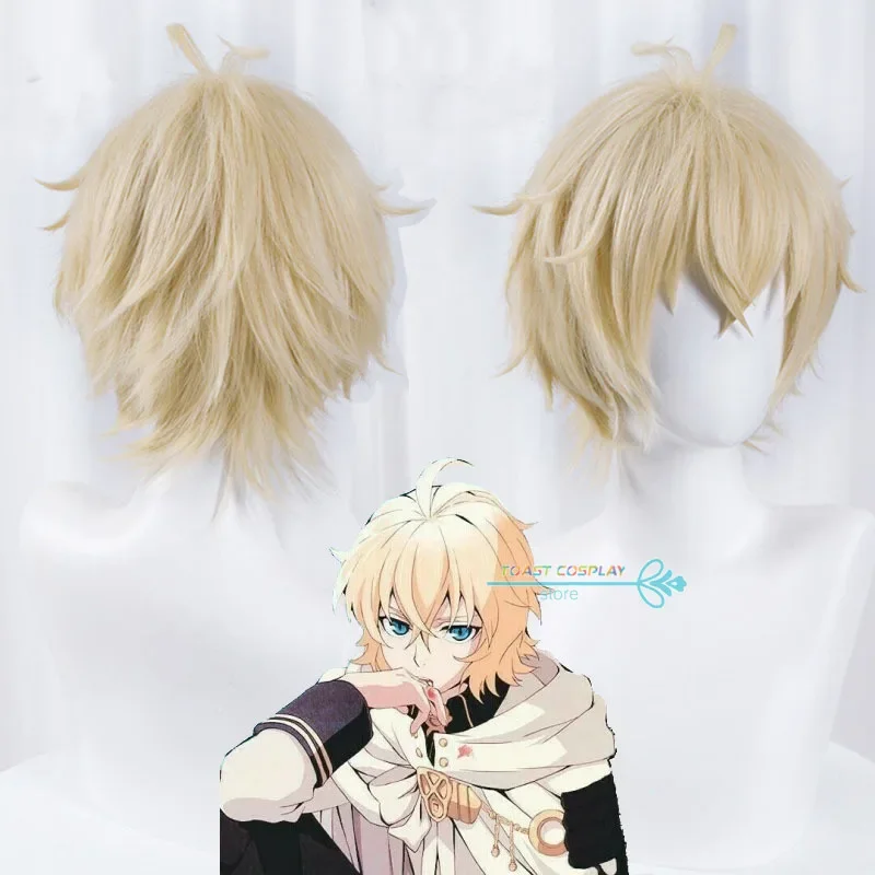 Anime Seraph des Endes Hyakuya Mikaela Cosplay Kostüm für Karneval Perücke Party Mikaela Cosplay passt schöne Anime Kleidung