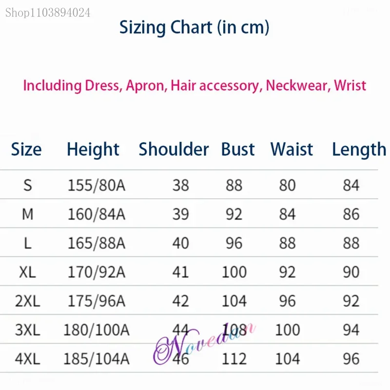 

Cosliy Sexy Black Cat Girl Women Fantasy French Maid Outfit Men Gothic Sweet Lolita Dress Anime Cosplay Costume Plus Size XXXL X
