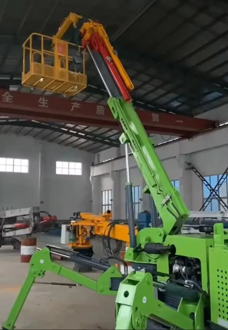 Customized Wireless Proportional Remote Control Mini Spider Crawler Crane 3T 5T Small Crawler Cranes Mini Spider Crawler Crane