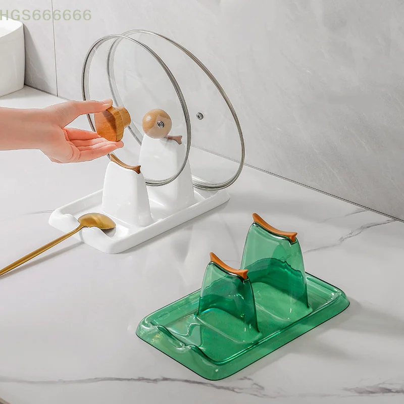 

1-Pack Kitchen Multi-Use Holder for Spatula Pot Lid Countertop Shovel Spoon Soup Spoon Mat Chopstick Organizer