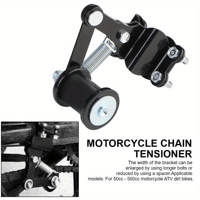 1pc Motorcycle Chain With Guide Wheels Adjuster Chain Tensioner Adjuster Roller Tools Tensioner Roller For Off Road Moto ATV