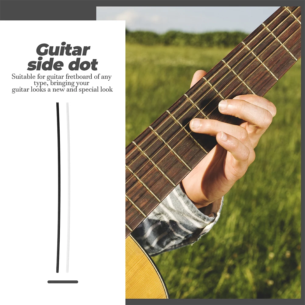 

60 Pcs Guitar Fretboard Sidetone Inlay Fingerboard Dots Stickers Marker Neck Inlays