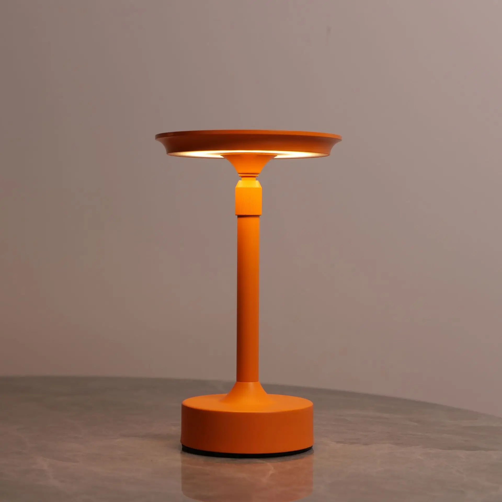 Aluminum Alloy Rechargeable Touch Table Lamp Telescopic Decorative Lamp LED Night Light Infinite Dimming Atmosphere Bedside Lamp