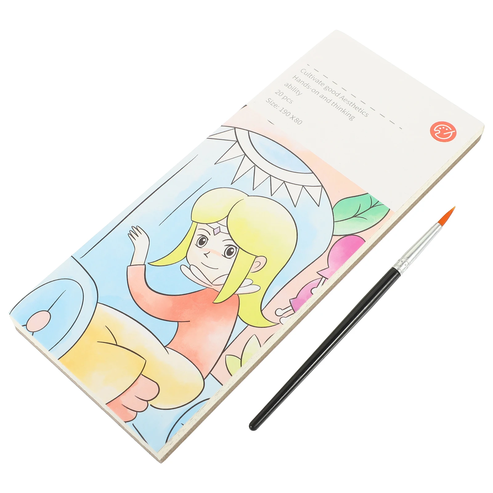 

Watercolor Painting Book Kids Supplies Toddlers Workbook Easy Coloring Fun Practical Gifts Safe Material Selected Children Art