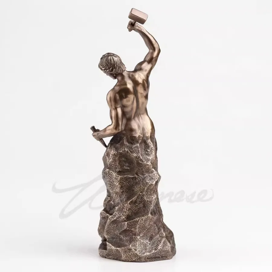 Creative Abstract Body Art Sculpture Home Decor Nude Self Sculpting Inspirational Figure Resin Statue People Figurine