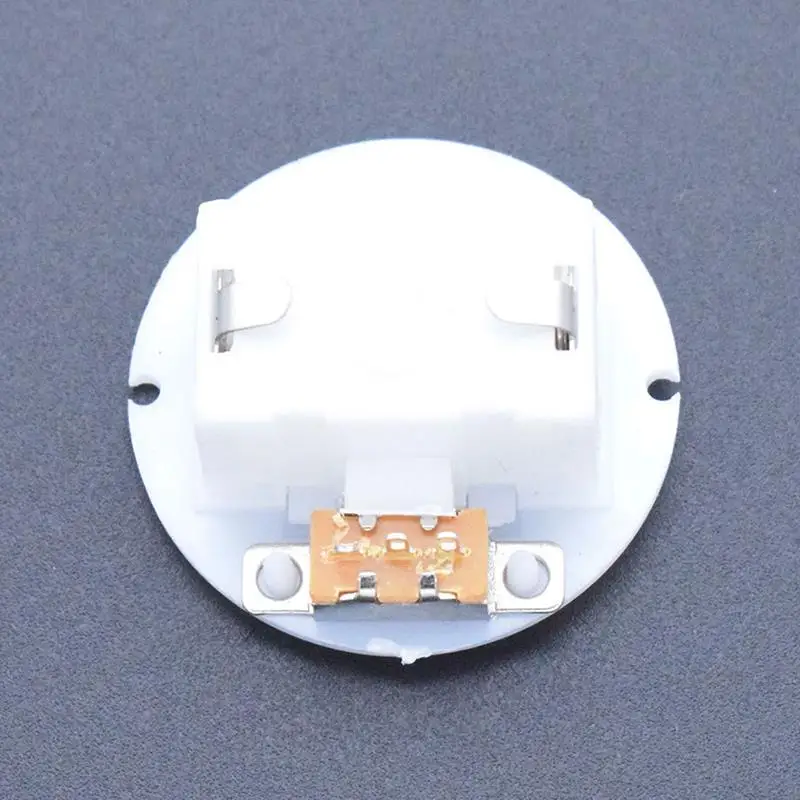 Holder Box Case With Switch Cover White Round Battery Case For AG13 / LR44 Battery Base Socket Organizer Holder 1PC Battery Case