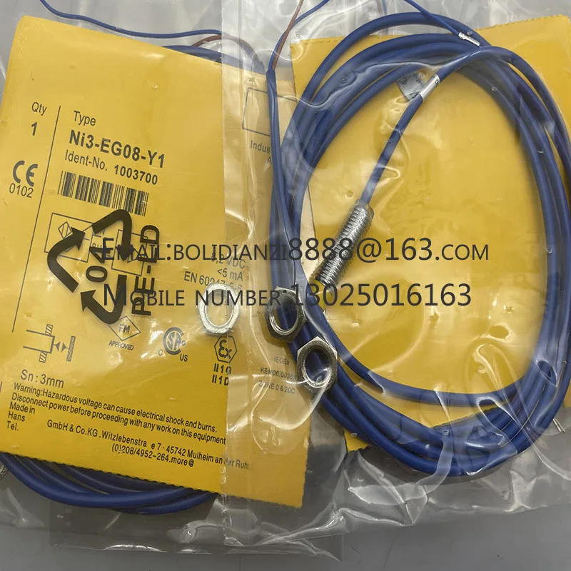 

The brand-new original sensor NI3-EG08-Y1 NI3-EG08K-Y1 One year warranty in stock
