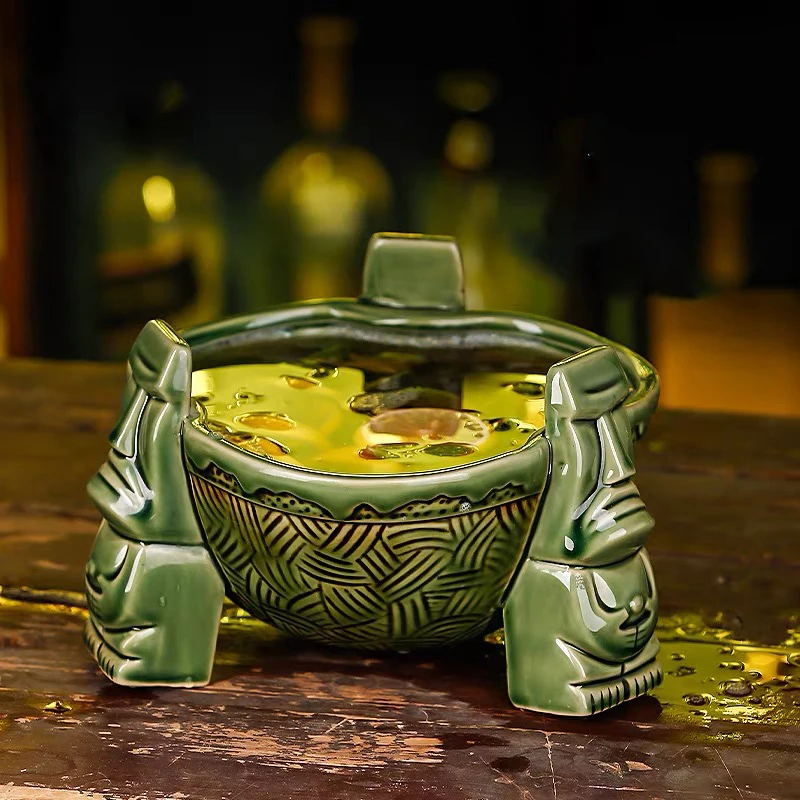 

Керамическая чаша для перфорации Tiki, керамическая чашка Tiki