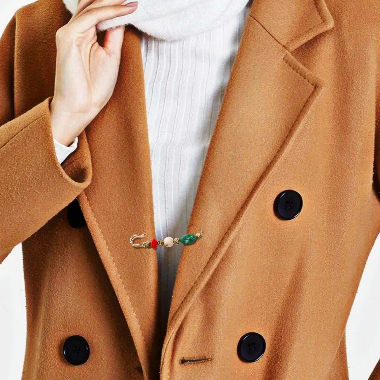 3 قطع خمر التلبيب دبوس سبيكة دبابيس دائم النساء الصدار دبابيس لارتداء اليومي حزب الأعمال خمر بروش