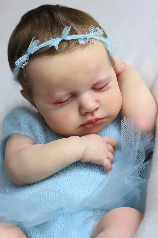 Reborn Baby Girl Boy Lifelike Already Painted Silicone Dolls LouLou 3D Skin Realistic Alive Newborn Figure Kids Toy Gift Child