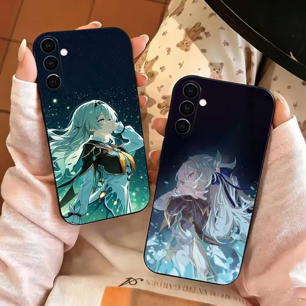 Firefly Honkai Star Rail gift Phone Case For Samsung Galaxy A73,A72,A71,A70,A53,A52,A51,Others Soft Black Cover