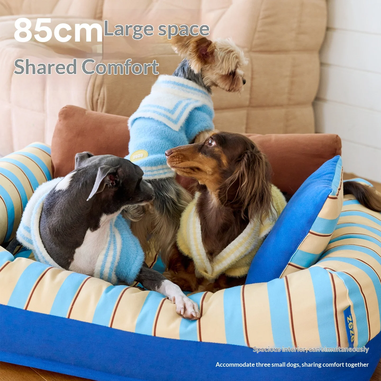 Cama nido desenfundable lavable y transpirable para gatos y perros - imagen 4