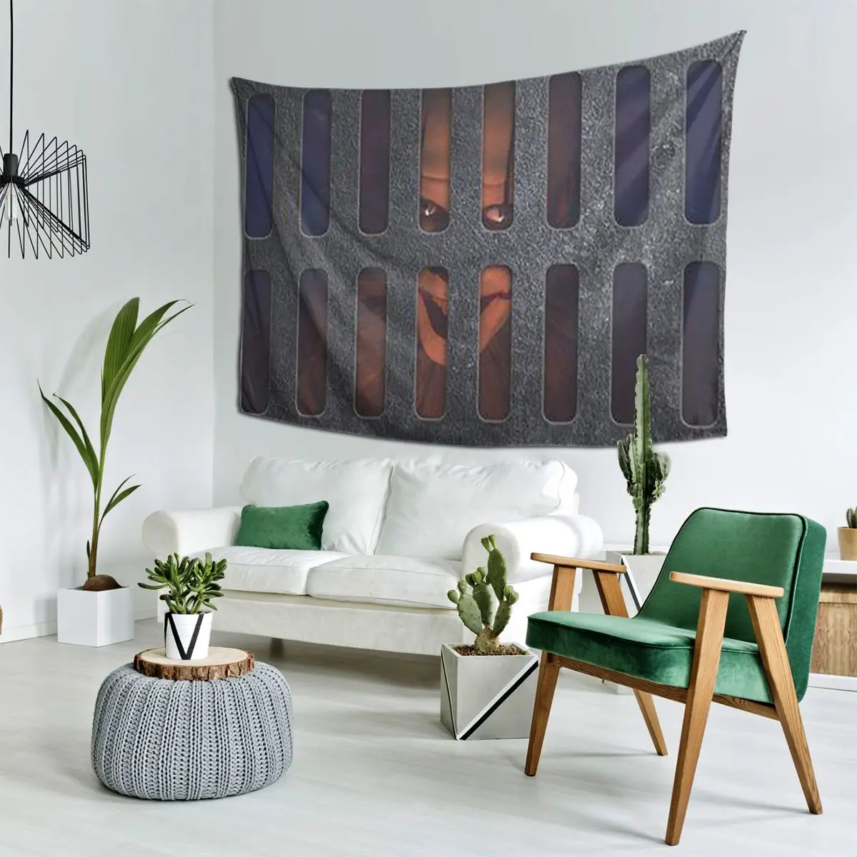 هالوين ترحيب فيلم الرعب IT Pennywise نسيج الجدار الشنق الجمالية ديكور المنزل المفروشات لغرفة المعيشة غرفة نوم #2