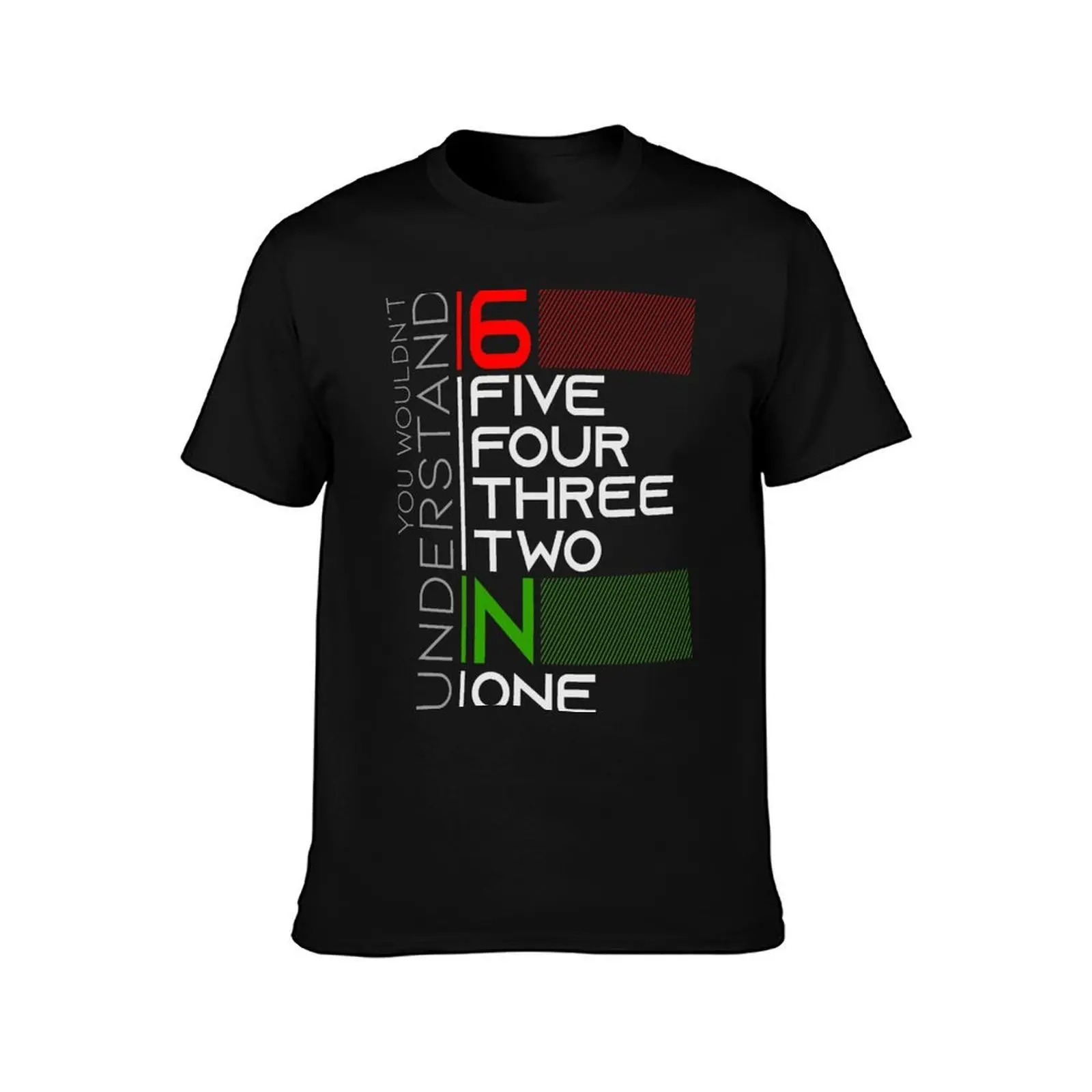 65432N1 You Wouldn't Understand T-Shirt, Summer Casual Cotton Tee, Oversized Streetwear Tops, Vintage Graphic Print, 100% Cotton