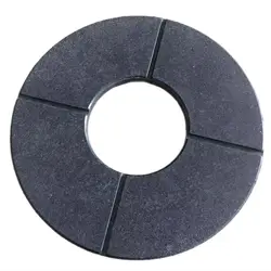 10 Inch 250mm Black Resin Buff Wet Polishig Pad Sharp Type Flexible Abrasive Wet Polishing Pad For Grinding Marble Granite Stone