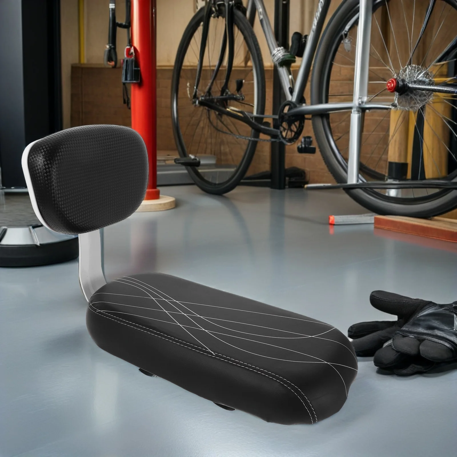 

1Set Kids Bike Seat Backrest Armrest Rear Mounted Child Bicycle Cushion Outdoor Mountain Accessories Family Rides