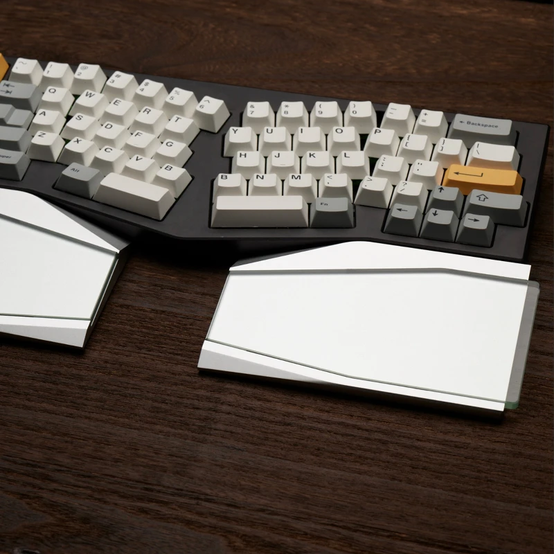 

ECHOME Ergo Keyboard Palm Rest Custom CNC Ergonomics Split Keyboards Stand Aluminium Alloy Wrist Rest Metal Keyboard Palm Stress