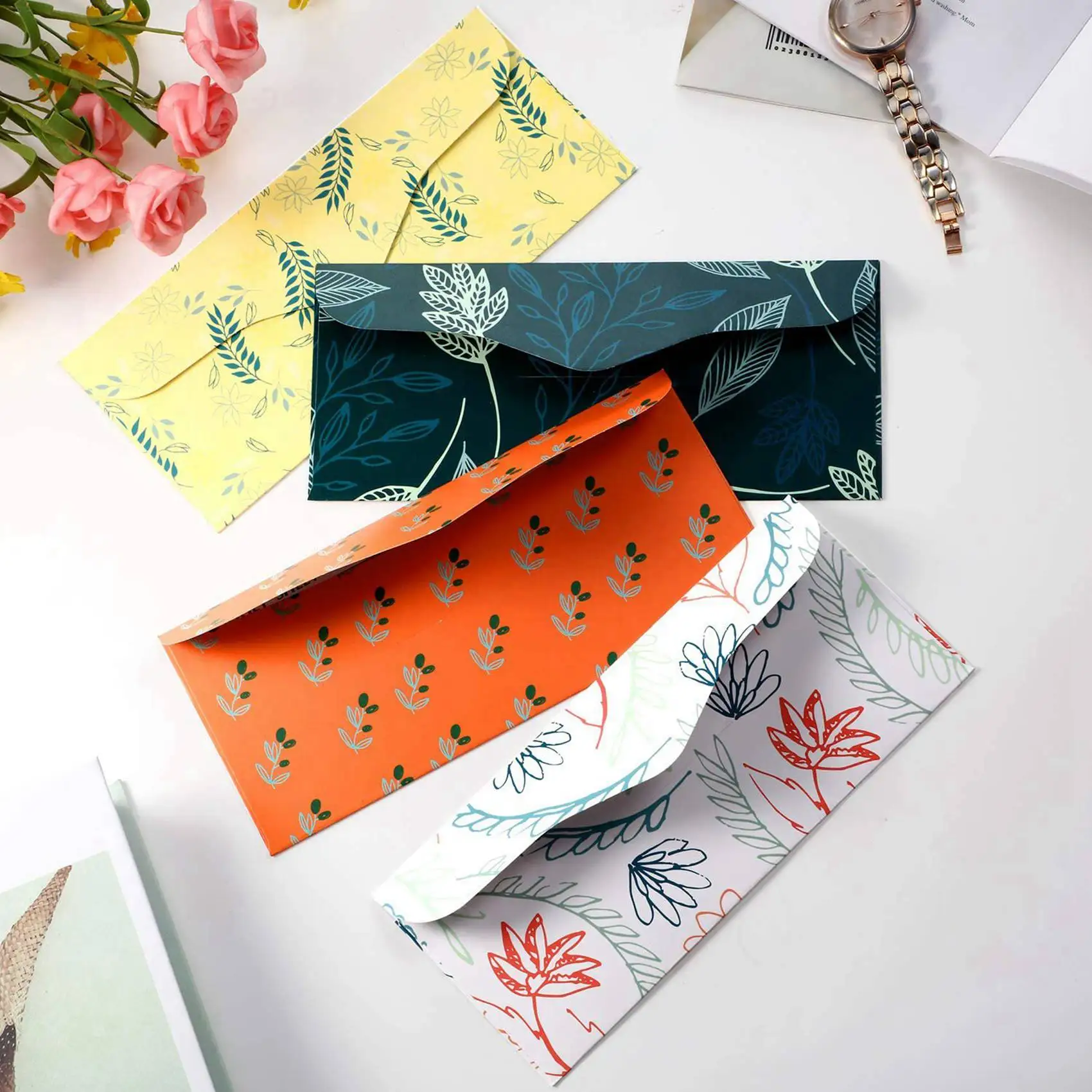Exquisite-24 Pack Budget Envelopes Laminated Cash Envelope System For Money Savings With Budget Sheets For Finance Record