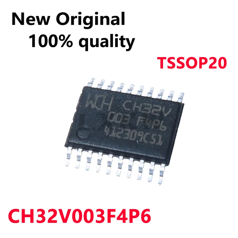 10-50/szt. Nowy oryginalny CH32V003F4P6 CH32V 003 F4P6 TSSOP20 32-bitowy układ mikrokontrolera MCU w magazynie