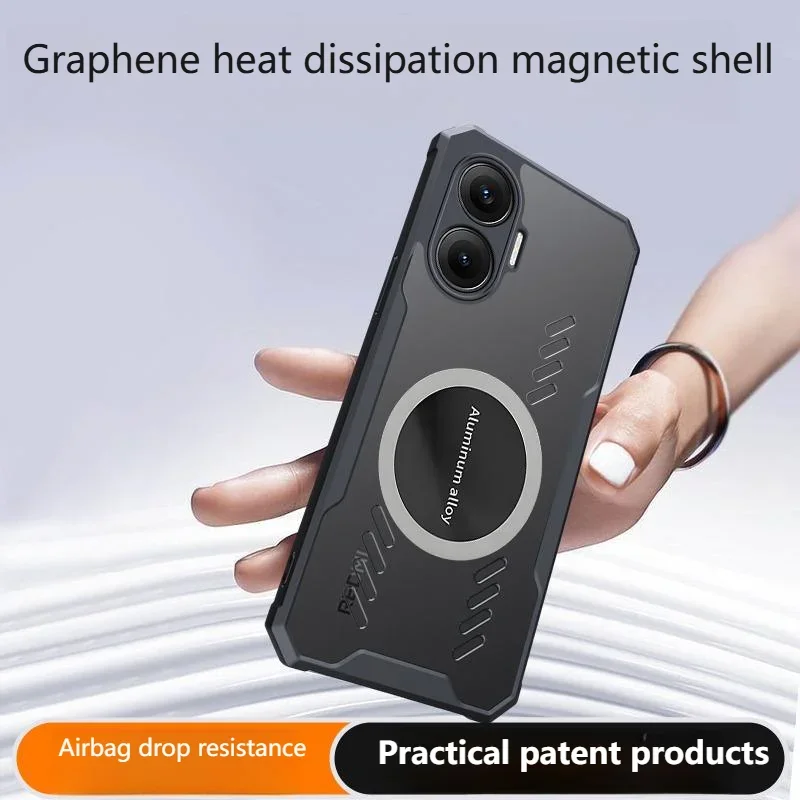 

Case For Xiaomi Poco F7 Ultra Pro Mounted Heat Dissipation Airbag Shockproof Cover For Xiaomi Poco F7 Ultra Pro Clear Backplane