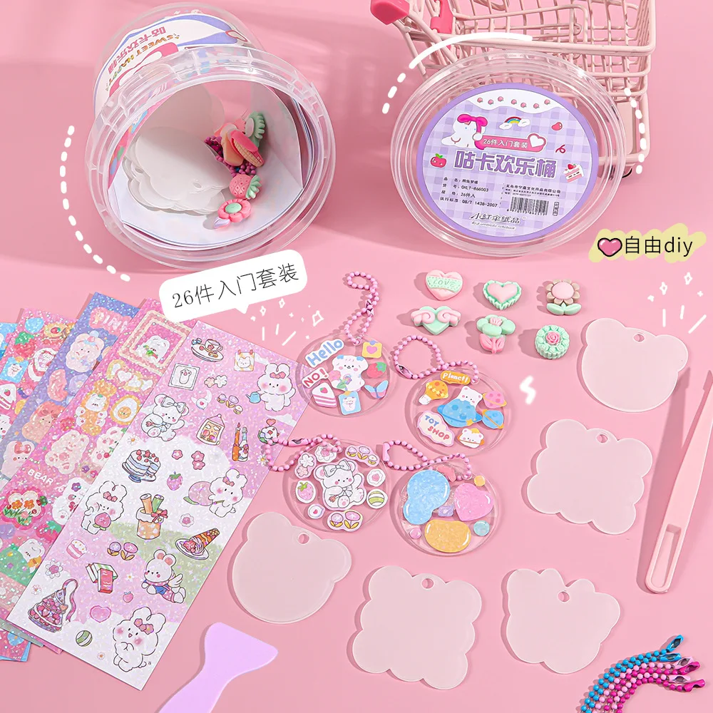 Happy Bucket Goo Card Sticker Set Cartoon Sticker Hand Account  Kawaii Stickers Planner Stickers