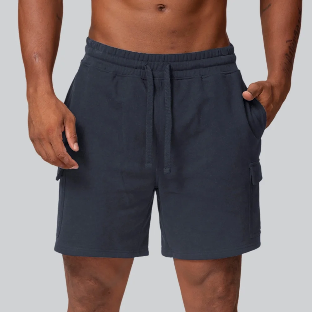 Men's Sports Shorts Solid Color Summer Gym Sportswear Men Jogging Outdoor Sports Shorts Fitness Breathable Quick Dry Beach Short