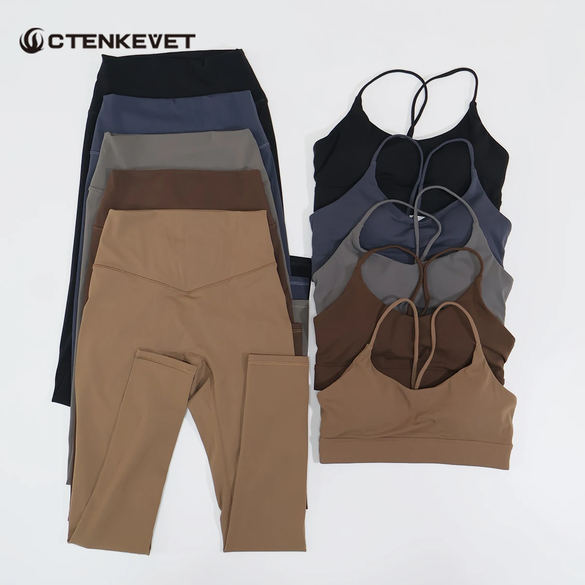 New Summer Women's 2-piece Sleeveless Sports Set Female Gym Yoga High Waist Breathable Tight Two Piece Athletic Suit Women Suit