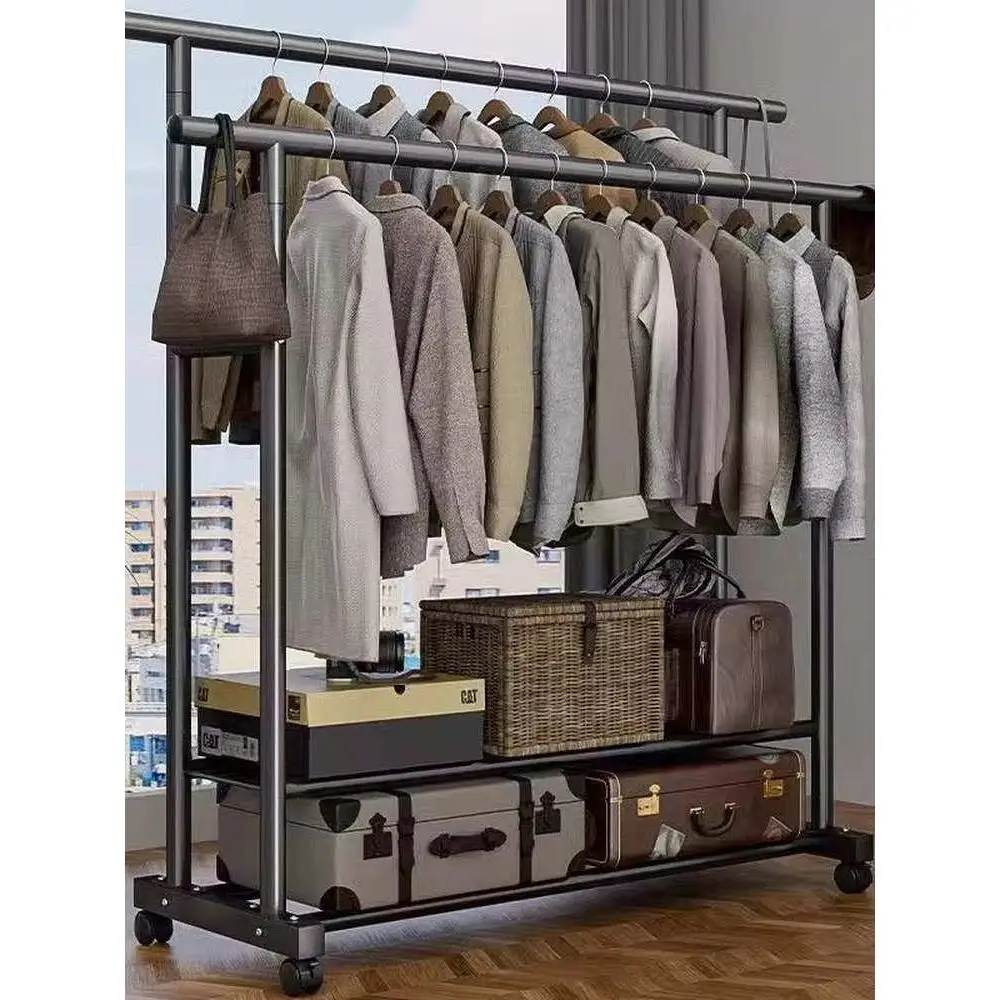 sechoir-a-linge-portable-a-double-tringle-en-acier-au-carbone-support-de-presentation-de-vetements-mobile-pour-chambre-et-balcon-style-de-luxe