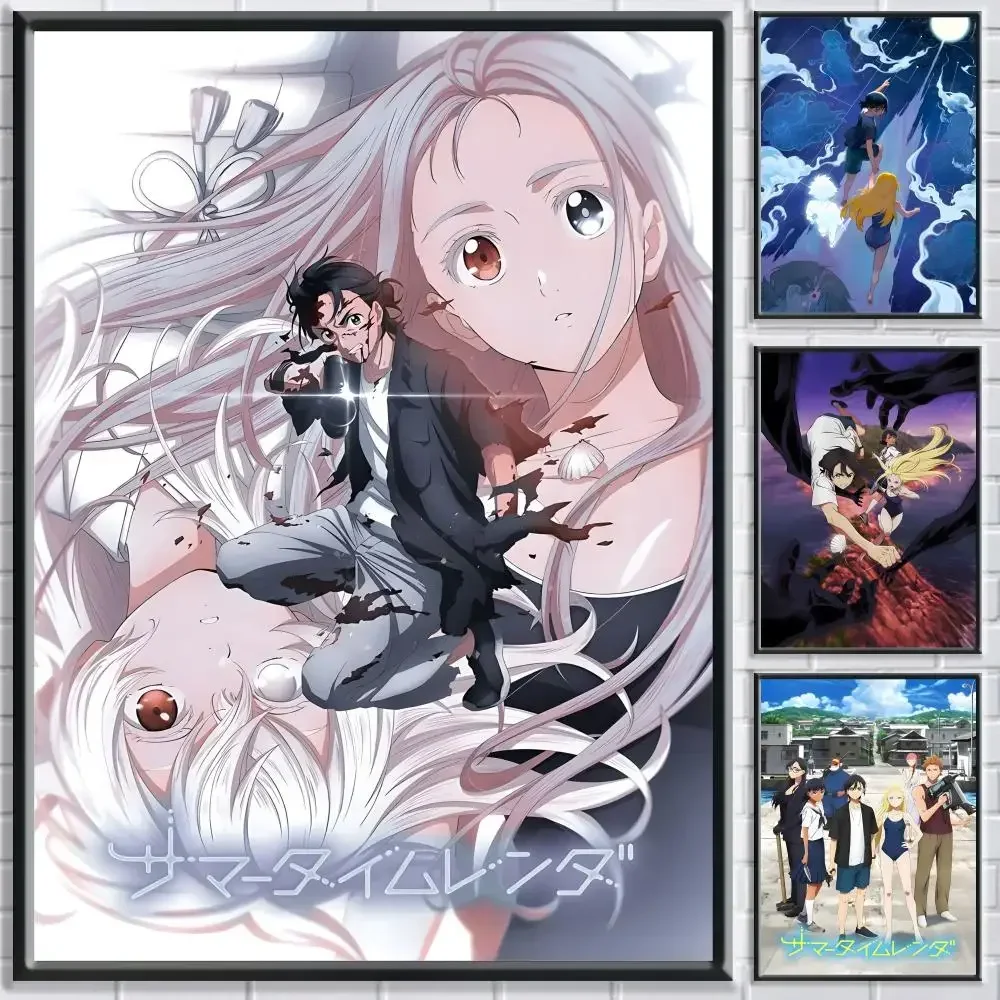 Anime S-Summer Time Rendering Poster HD impermeable Ideal para el hogar Oficina Dormitorio Gran regalo