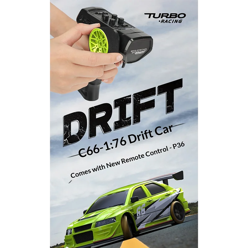ミニリモコンレーシングカー 1:76 スケール電動モデルシミュレーションドリフトカー6+ 6歳以上のおもちゃ
