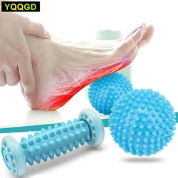 Foot Massage Roller Spiky Ball for Plantar Fasciitis Relief,Trigger Point Muscle Roller in Different Degree of Hardness for Foot