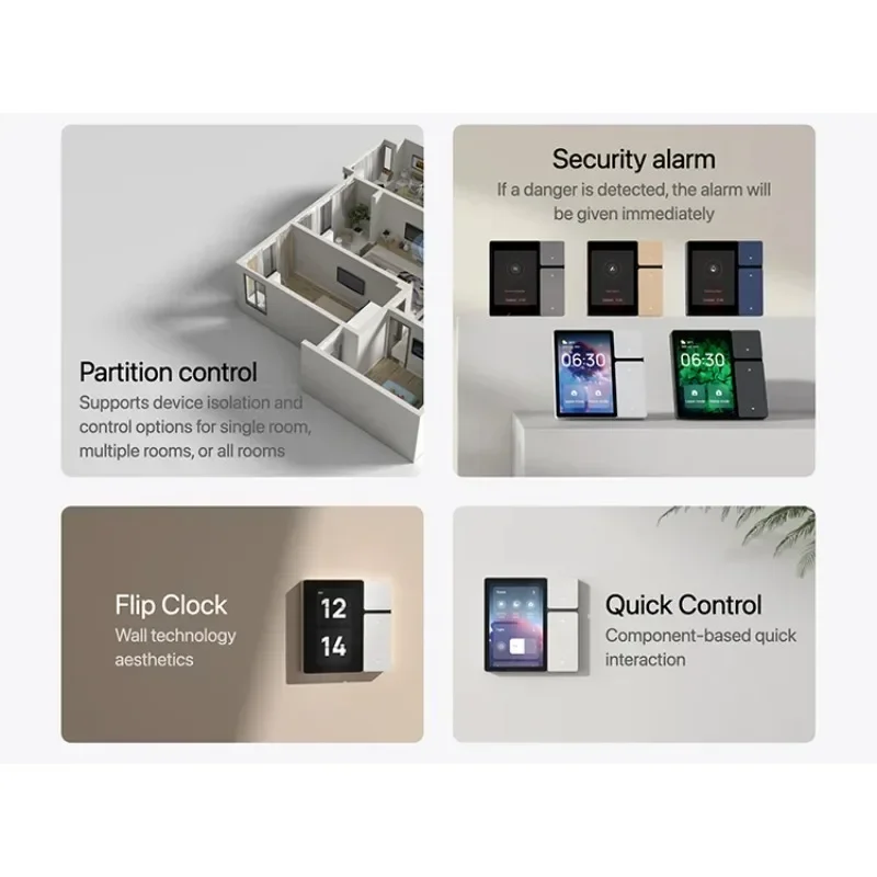 

In stock 2025 Golden Security New Tuya 3.5 Inch Touch Smart Home Screen BLE Gateway Panel Smart Scene Panel with Built in IR Bla