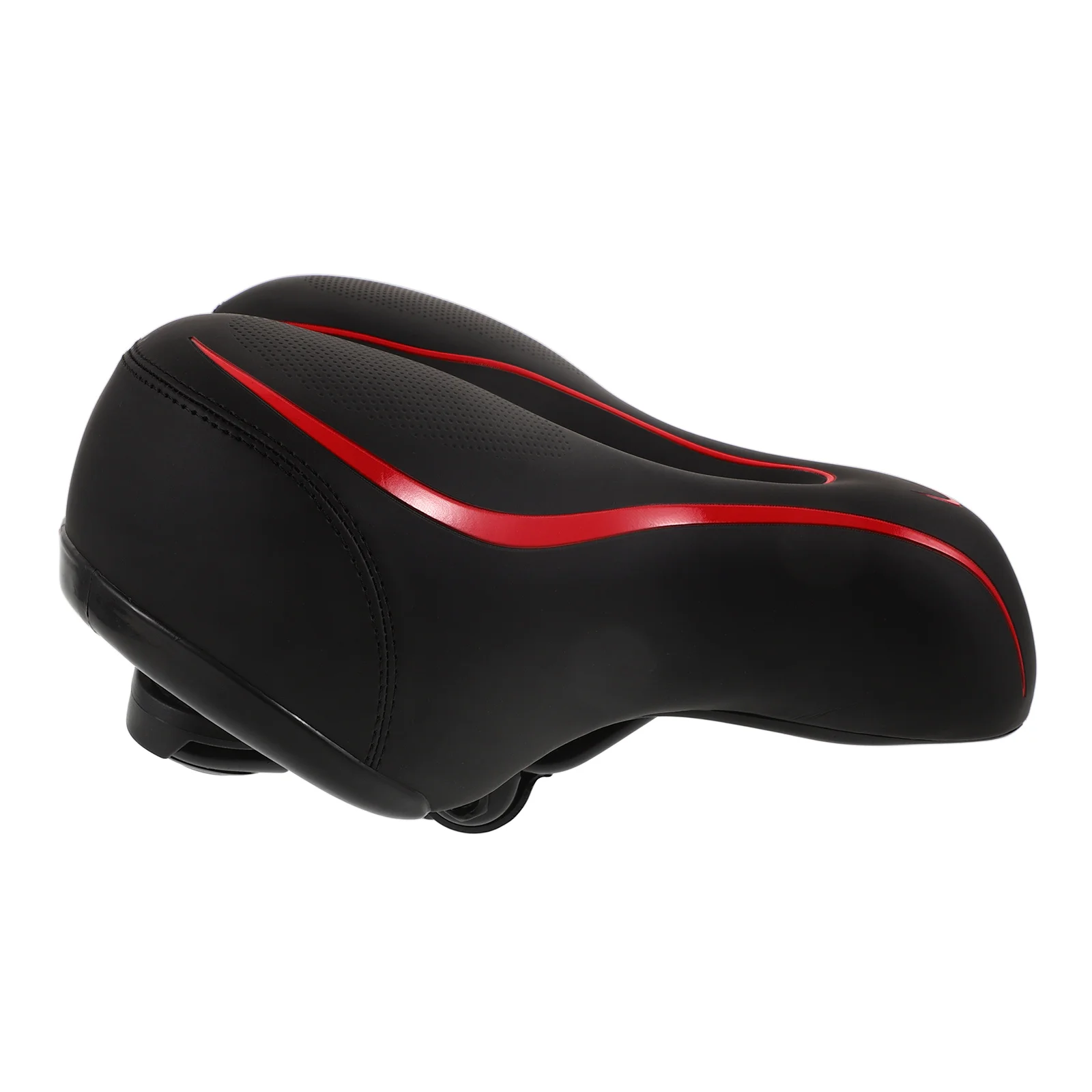 

Thickened Hollow Absorption Bike Red Durable Mountain Bike Seat Cushion for Long Distance Cycling Outdoor